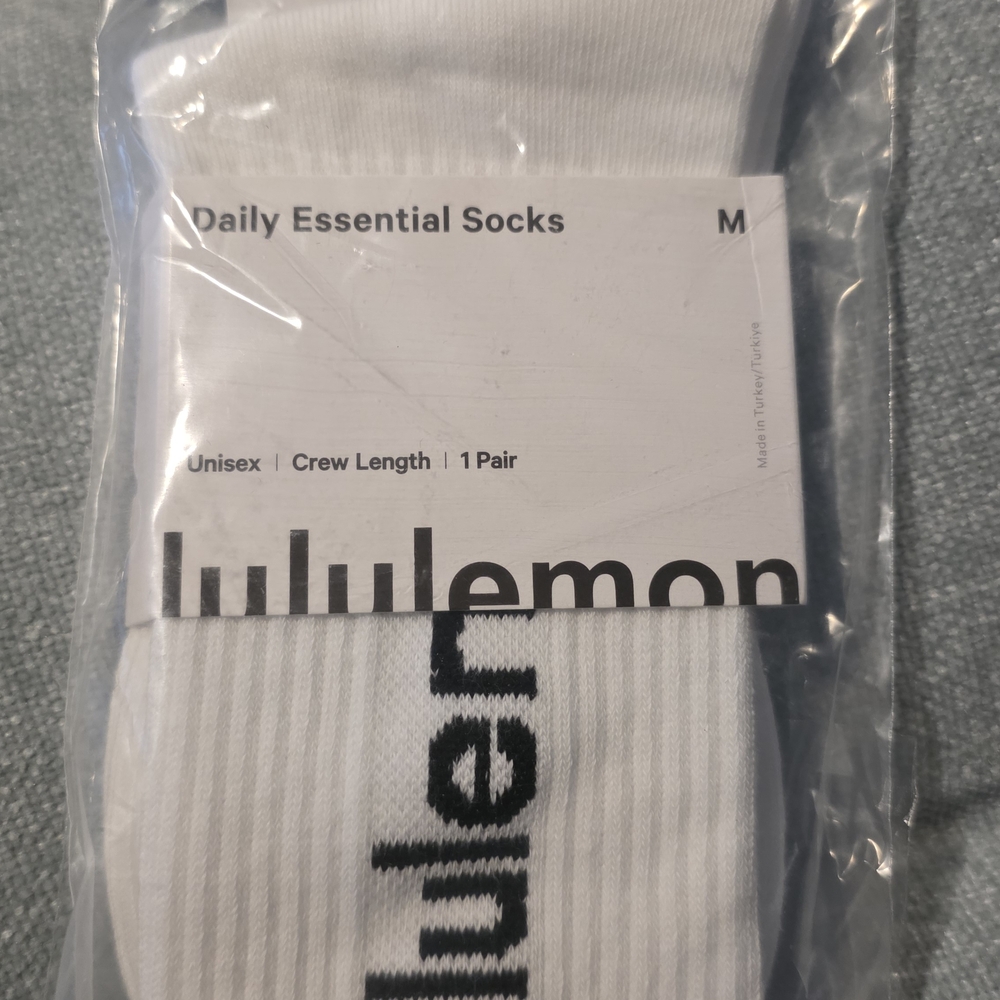 lululemon athletica White Crew Socks